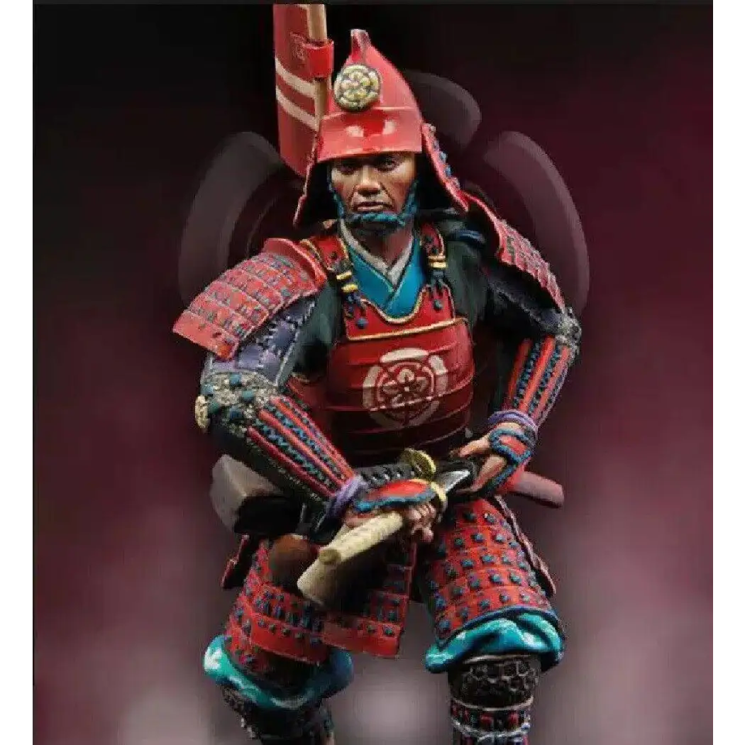 1/24 75mm Resin Model Kit Samurai Japan Warrior with Sword Unpainted - Model-Fan-Store