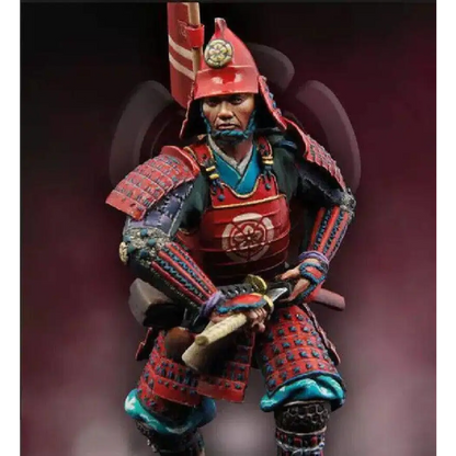 1/24 75mm Resin Model Kit Samurai Japan Warrior with Sword Unpainted - Model-Fan-Store