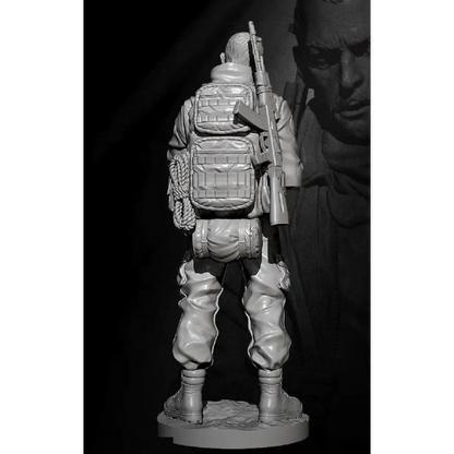 1/24 75mm Resin Model Kit Soldier Mercenary Shooter Unpainted - Model-Fan-Store