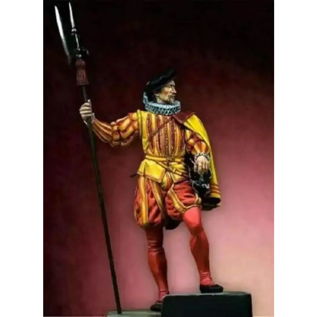 1/24 75mm Resin Model Kit Spanish Guardsman Warrior (with base) Unpainted - Model-Fan-Store