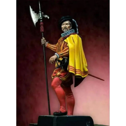 1/24 75mm Resin Model Kit Spanish Guardsman Warrior (with base) Unpainted - Model-Fan-Store