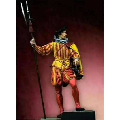 1/24 75mm Resin Model Kit Spanish Guardsman Warrior (with base) Unpainted - Model-Fan-Store