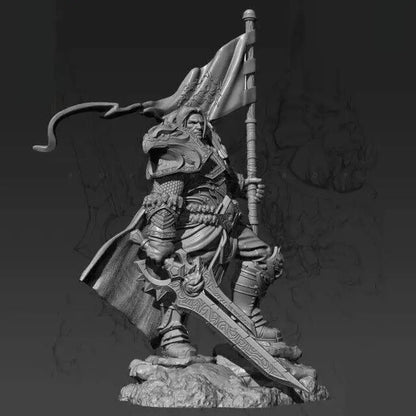 1/24 75mm Resin Model Kit Warrior Barbarian Leader Unpainted - Model-Fan-Store