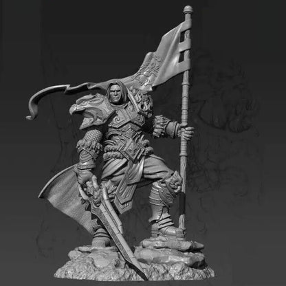 1/24 75mm Resin Model Kit Warrior Barbarian Leader Unpainted - Model-Fan-Store