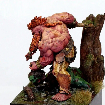 1/24 75mm Resin Model Kit Warrior Dwarf Barbarian Orc Slayer Unpainted - Model-Fan-Store