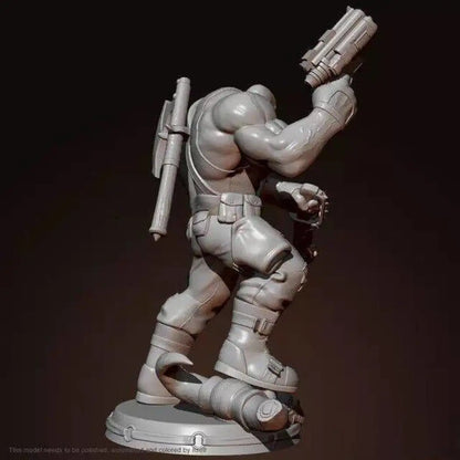 1/24 75mm Resin Model Kit Warrior Head Hunter Unpainted - Model-Fan-Store