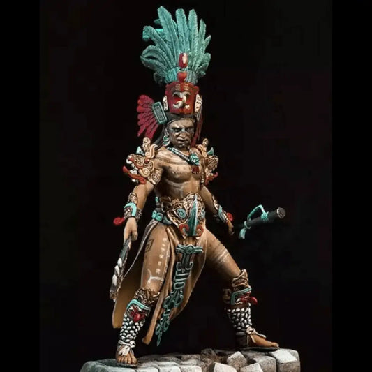 1/24 75mm Resin Model Kit Warrior Mayan Native American Unpainted