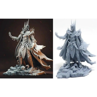 1/24 75mm Resin Model Kit Warrior Sauron Unpainted - Model-Fan-Store