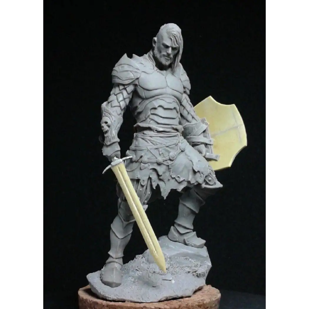 1/24 75mm Resin Model Kit Warrior Swordsman Barbarian Unpainted - Model-Fan-Store