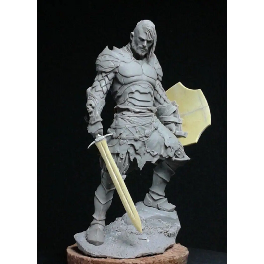 1/24 75mm Resin Model Kit Warrior Swordsman Barbarian Unpainted - Model-Fan-Store