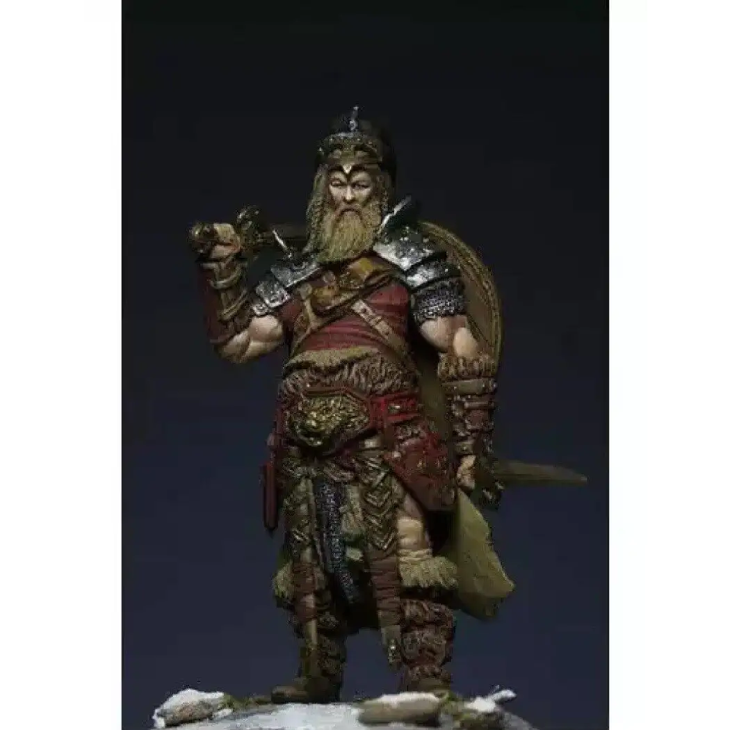 1/24 75mm Resin Model Kit Warrior Viking Barbarian Unpainted - Model-Fan-Store