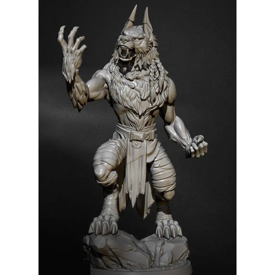 1/24 75mm Resin Model Kit Warrior Werewolf TD-2676 Unpainted - Model-Fan-Store