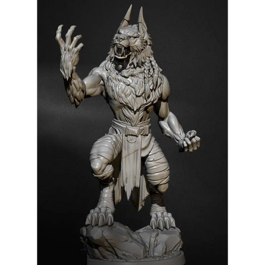 1/24 75mm Resin Model Kit Warrior Werewolf TD-2676 Unpainted - Model-Fan-Store