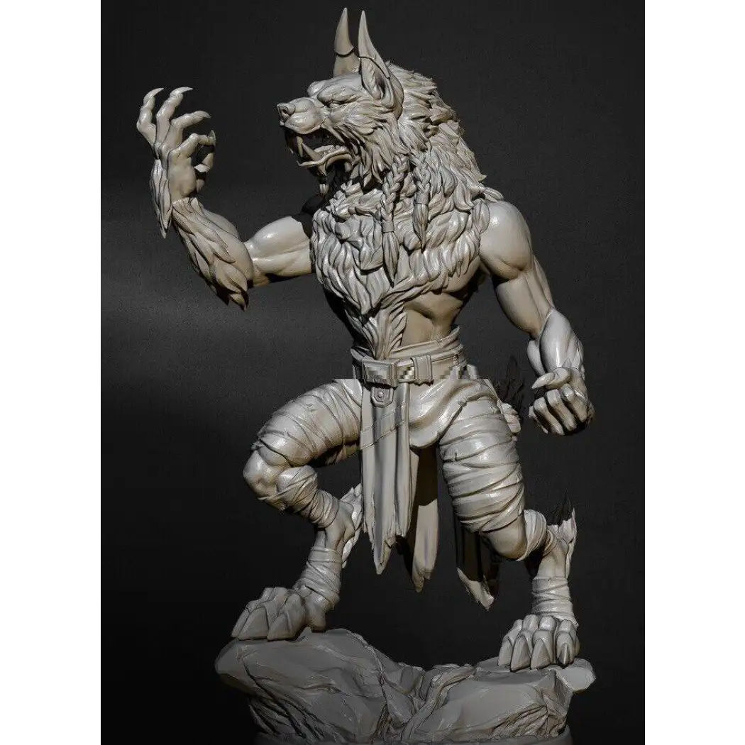 1/24 75mm Resin Model Kit Warrior Werewolf TD-2676 Unpainted - Model-Fan-Store