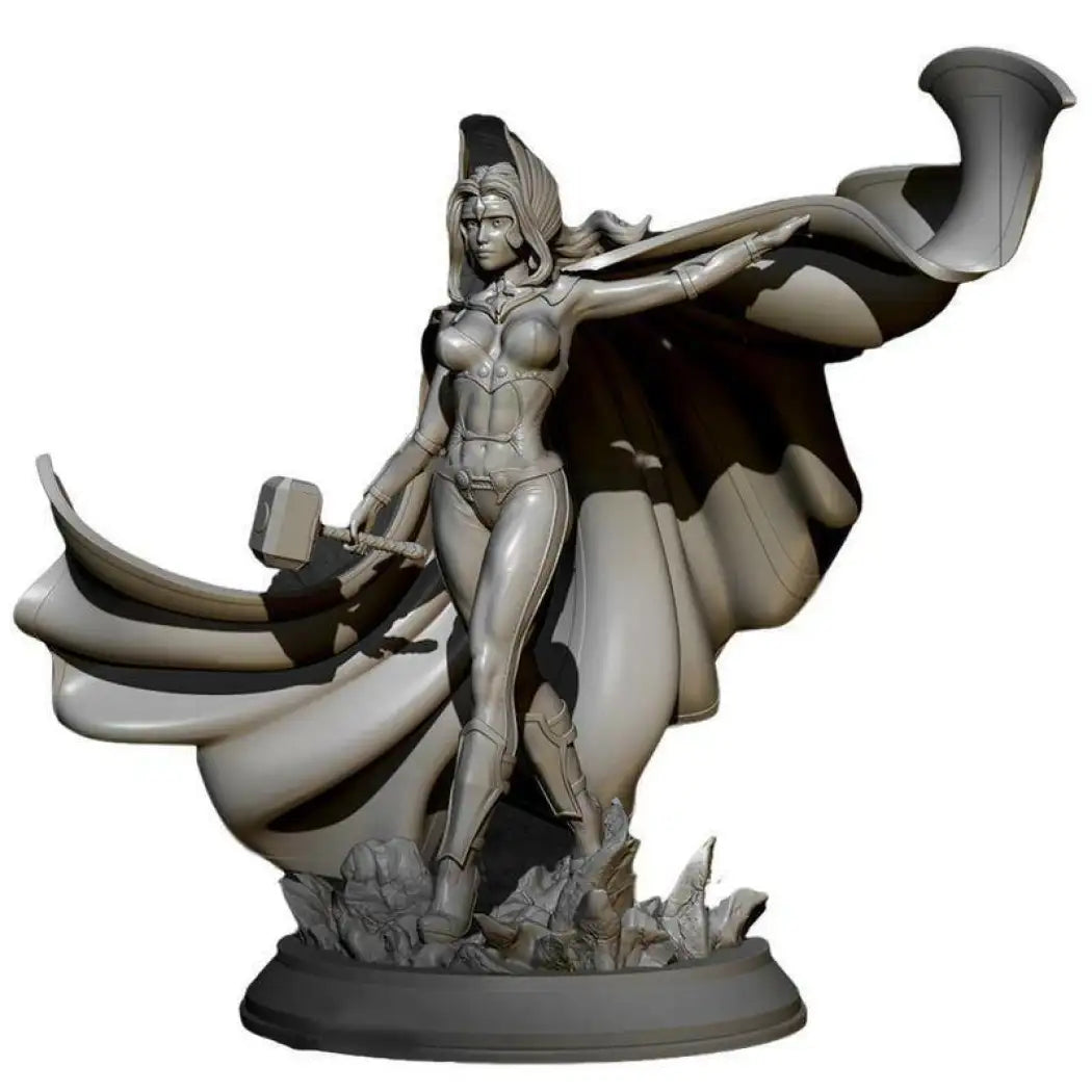 1/24 75mm Resin Superhero Model Kit Woman SuperGirl Beautiful Girl Unpainted - Model-Fan-Store