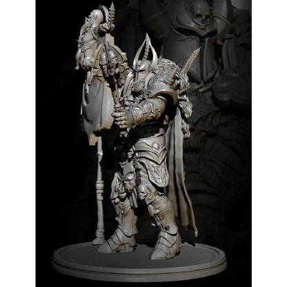 1/24 78mm Resin Model Kit Warrior Barbarian Demon Unpainted - Model-Fan-Store