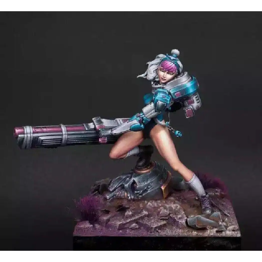 1/24 Resin Cyberpunk Model Kit Girl Woman Soldier Nancy Unpainted - Model-Fan-Store