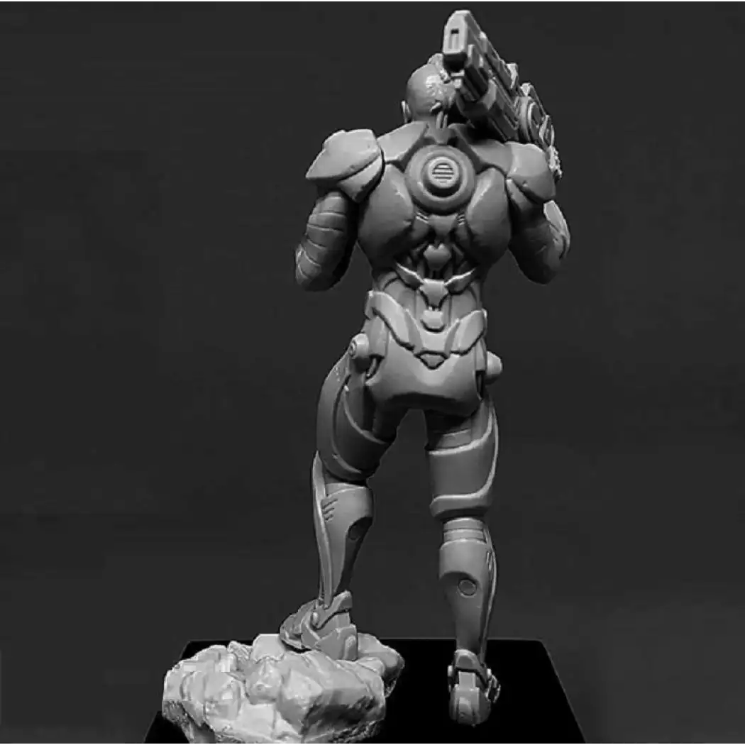 1/24 Resin Cyberpunk Model Kit Space Soldier Mercenary Unpainted - Model-Fan-Store