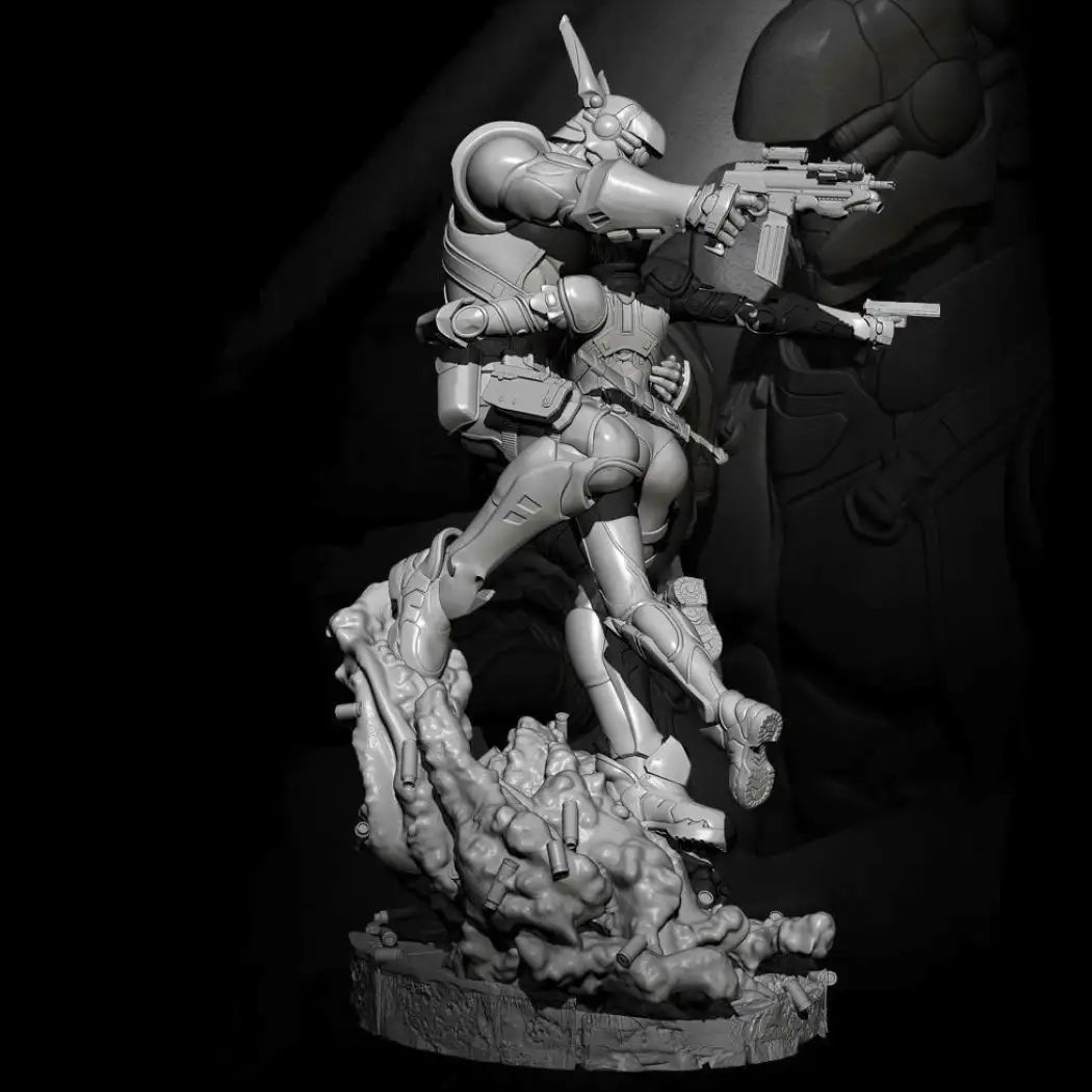 1/24 Resin Cyberpunk Model Kit Space Team Unpainted - Model-Fan-Store