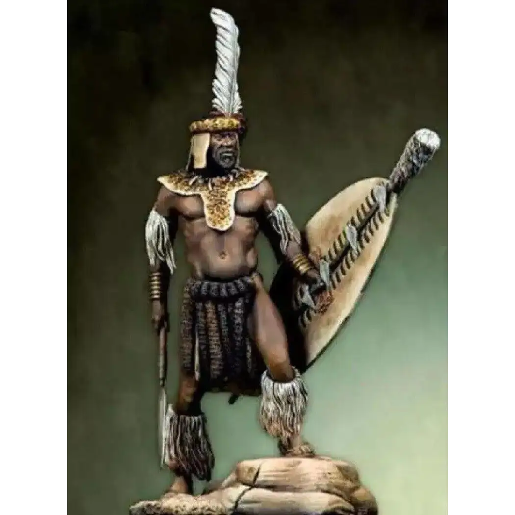 1/24 Resin Model Kit African Warrior Barbarian Unpainted - Model-Fan-Store