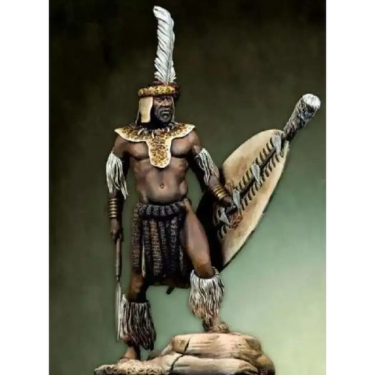 1/24 Resin Model Kit African Warrior Barbarian Unpainted - Model-Fan-Store