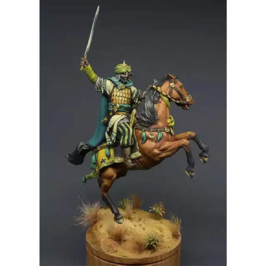 1/24 Resin Model Kit Arab Warrior on Horseback Unpainted A28 - Model-Fan-Store