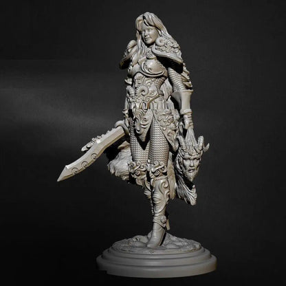 1/24 Resin Model Kit Beautiful Girl Barbarian Warrior TD-2662 Unpainted - Model-Fan-Store