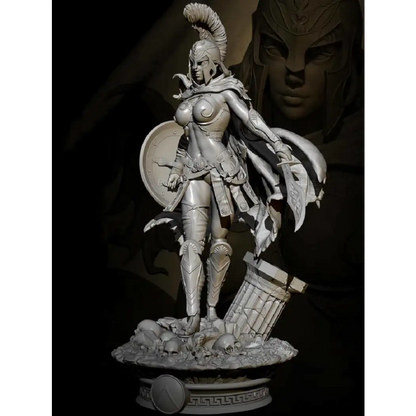 1/24 Resin Model Kit Beautiful Girl Fantasy Greek Warrior Unpainted - Model-Fan-Store