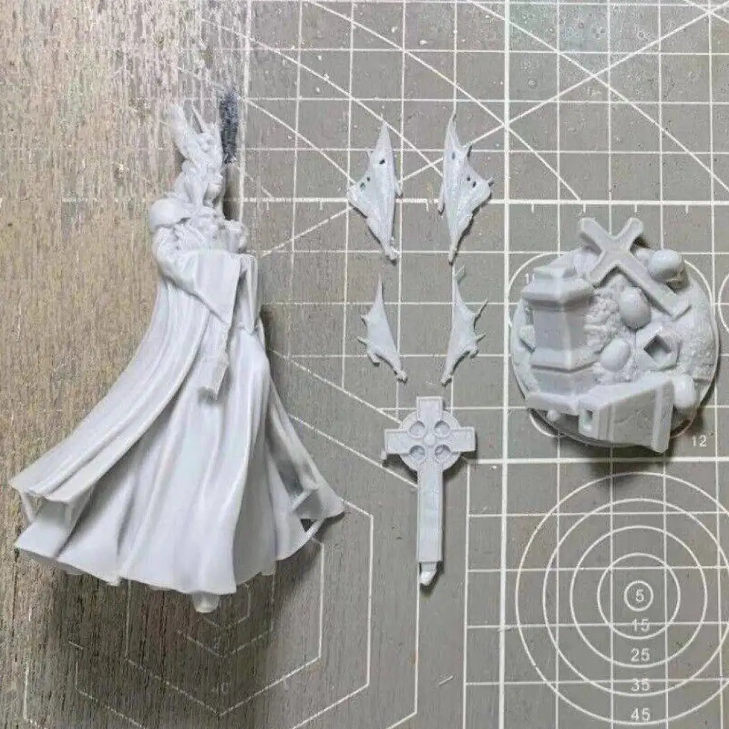 1/24 Resin Model Kit Beautiful Girl Vampire Dracula's Bride Unpainted - Model-Fan-Store