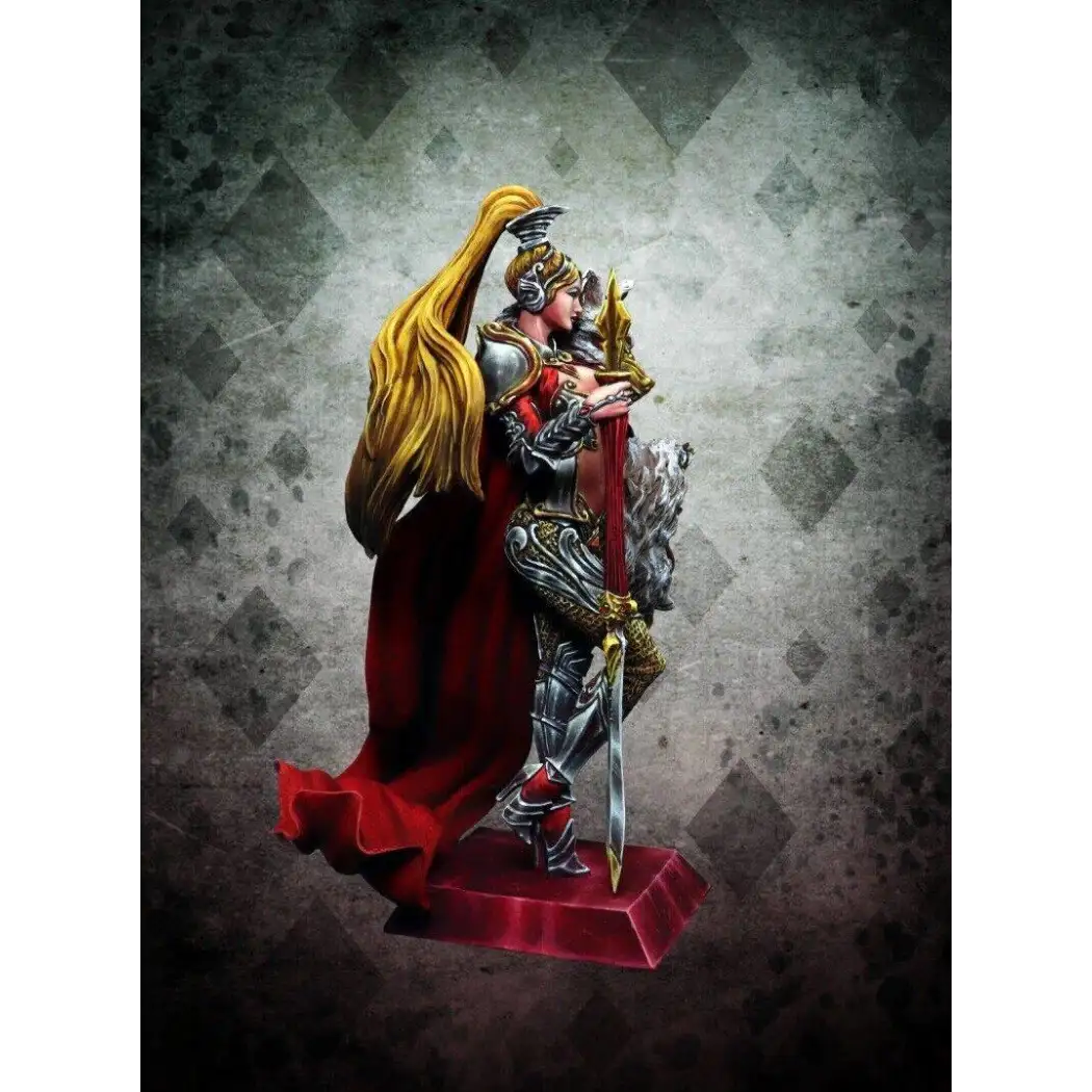 1/24 Resin Model Kit Beautiful Girl Warrior Queen of the Wolves Unpainted - Model-Fan-Store