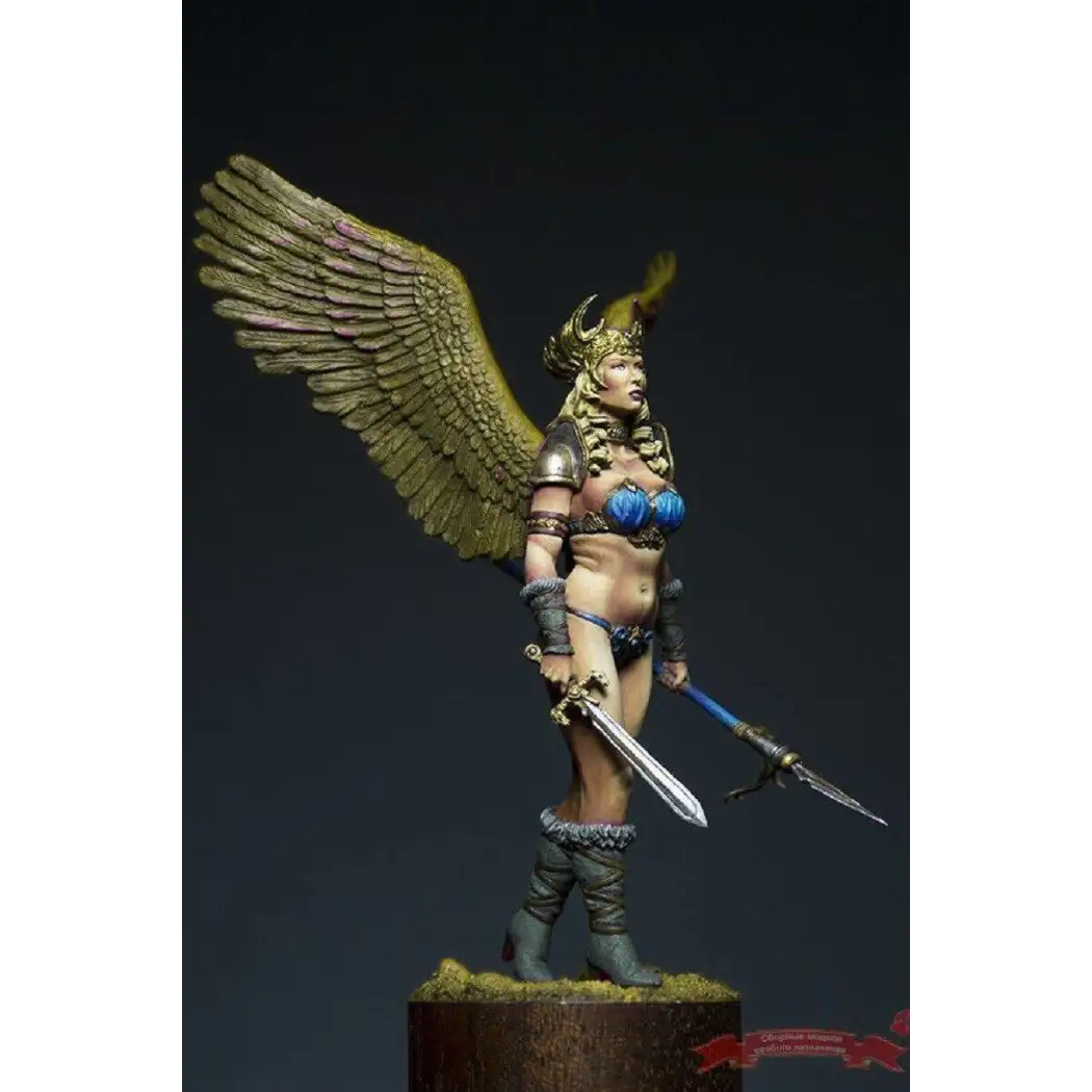 1/24 Resin Model Kit Beautiful Girl Woman Battle Angel Valkyrie Unpainted - Model-Fan-Store