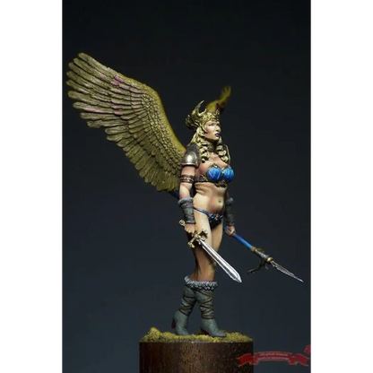 1/24 Resin Model Kit Beautiful Girl Woman Battle Angel Valkyrie Unpainted - Model-Fan-Store