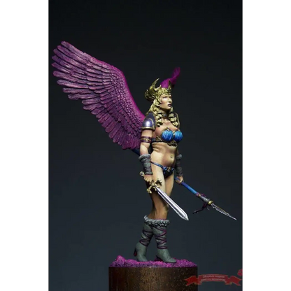 1/24 Resin Model Kit Beautiful Girl Woman Battle Angel Valkyrie Unpainted - Model-Fan-Store