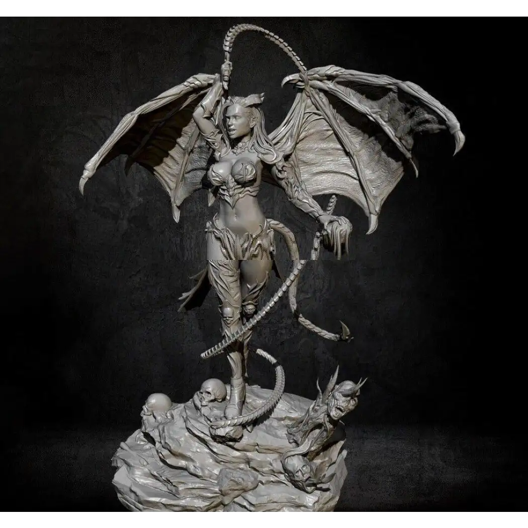 1/24 Resin Model Kit Beautiful Girl Woman Devil Succubus Unpainted - Model-Fan-Store