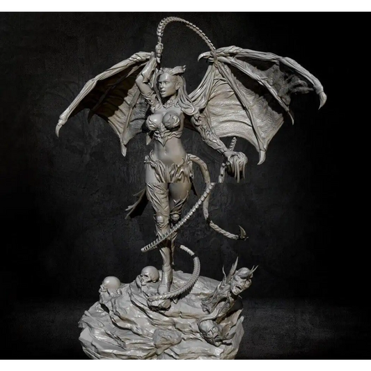 1/24 Resin Model Kit Beautiful Girl Woman Devil Succubus Unpainted - Model-Fan-Store