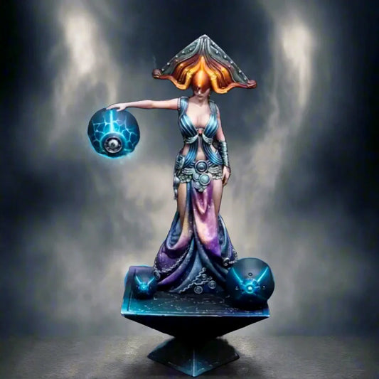 1/24 Resin Model Kit Beautiful Girl Woman Goddess Enchantress Unpainted