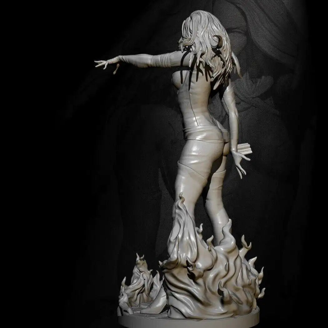 1/24 Resin Model Kit Beautiful Girl Woman Lord of Fire TD-2670 Unpainted - Model-Fan-Store