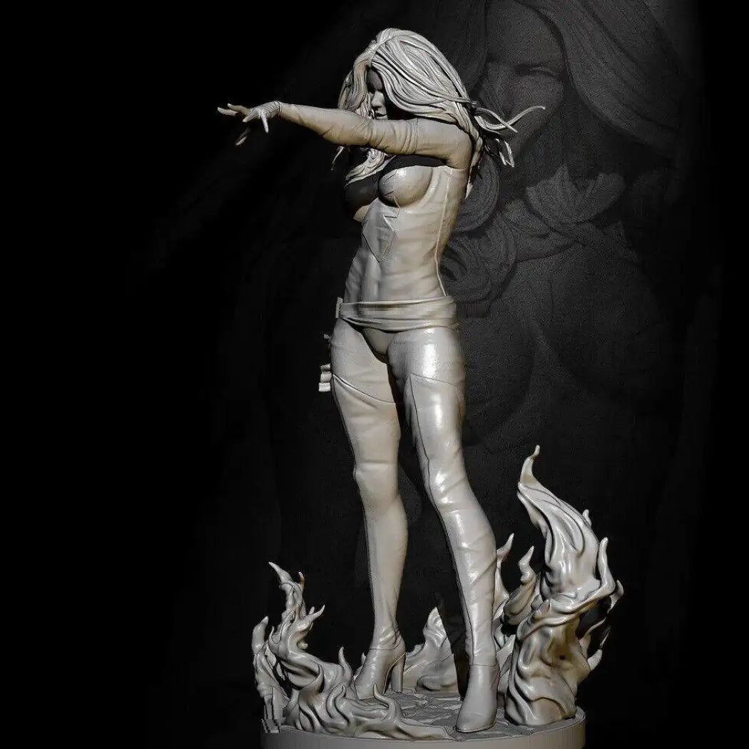 1/24 Resin Model Kit Beautiful Girl Woman Lord of Fire TD-2670 Unpainted - Model-Fan-Store