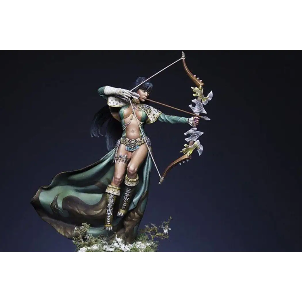 1/24 Resin Model Kit Beautiful Girl Woman Warrior Archer Amazon Unpainted - Model-Fan-Store