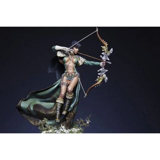 1/24 Resin Model Kit Beautiful Girl Woman Warrior Archer Amazon Unpainted - Model-Fan-Store