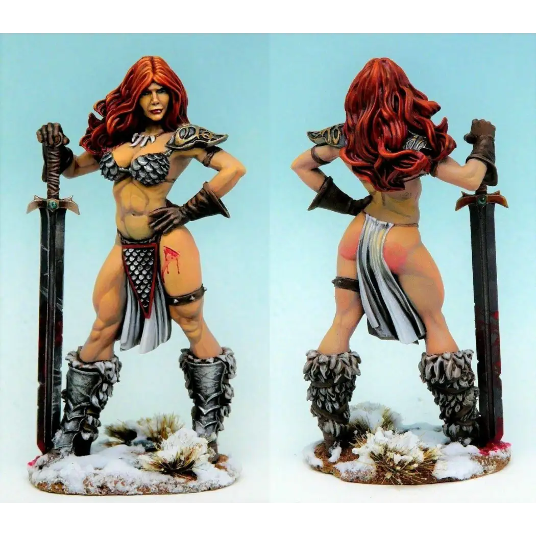 1/24 Resin Model Kit Beautiful Girl Woman Warrior Barbarian Unpainted - Model-Fan-Store