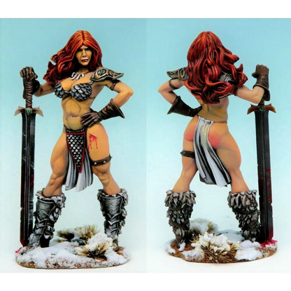 1/24 Resin Model Kit Beautiful Girl Woman Warrior Barbarian Unpainted - Model-Fan-Store