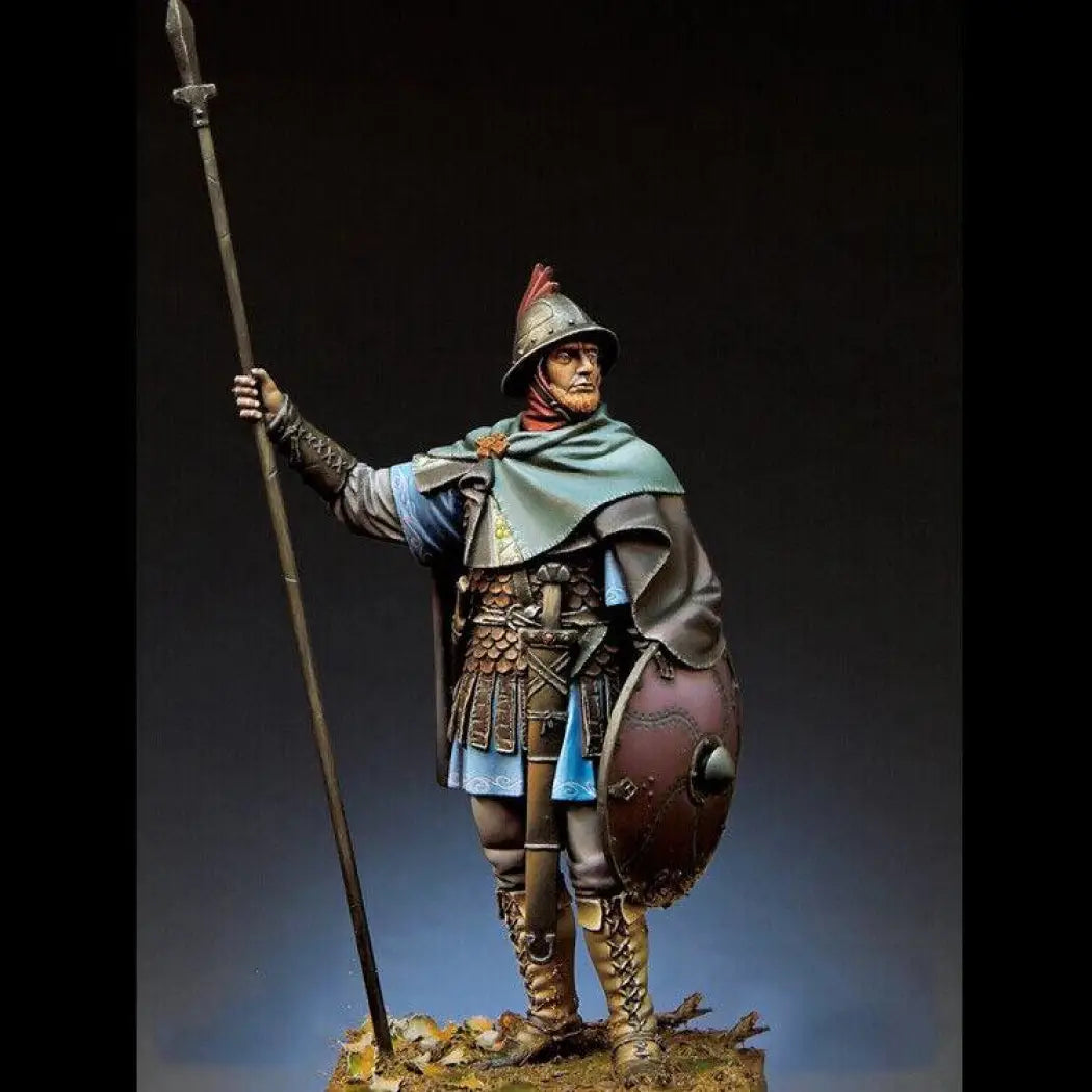 1/24 Resin Model Kit Carolingian Spearman Warrior Unpainted Unassembled - Model-Fan-Store