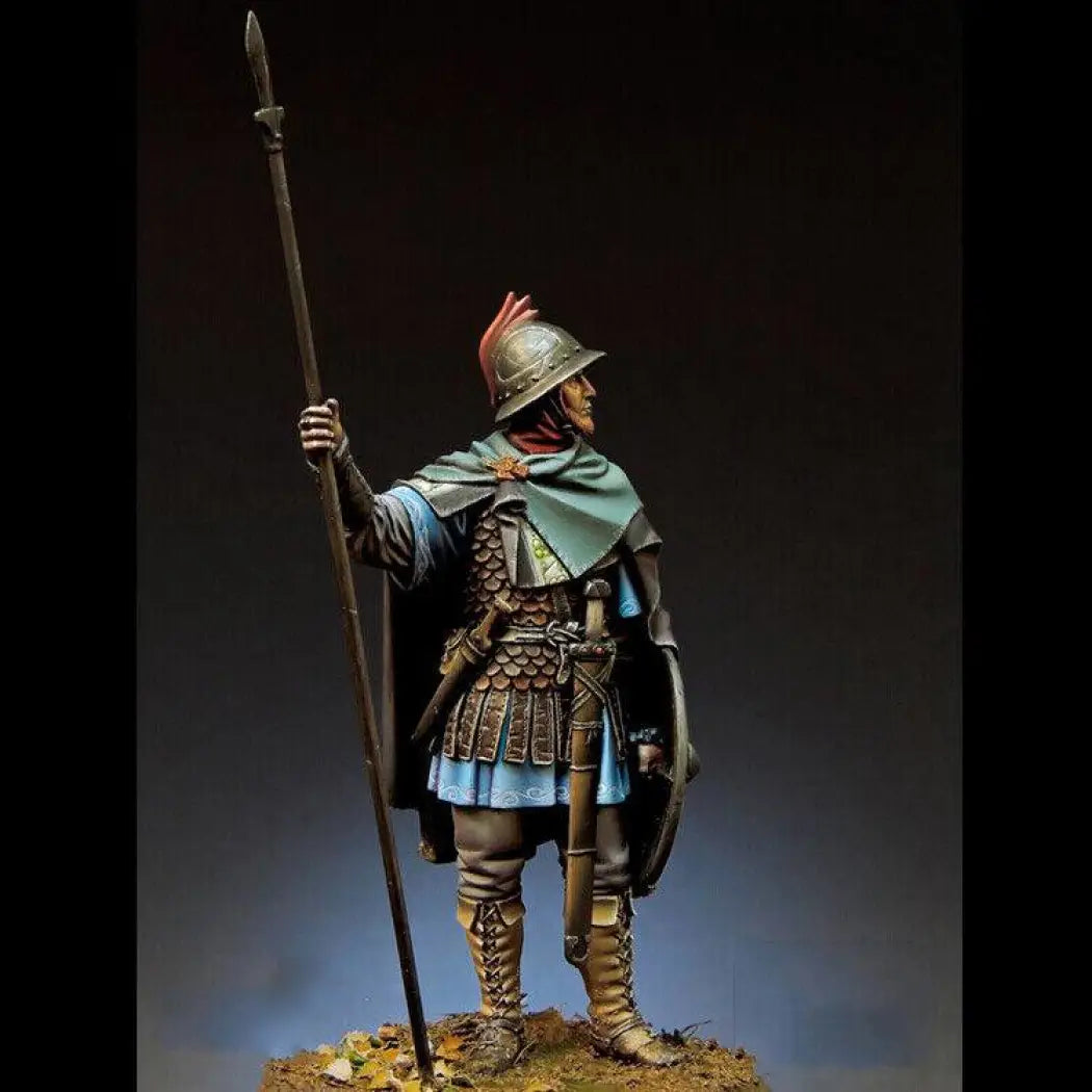 1/24 Resin Model Kit Carolingian Spearman Warrior Unpainted Unassembled - Model-Fan-Store