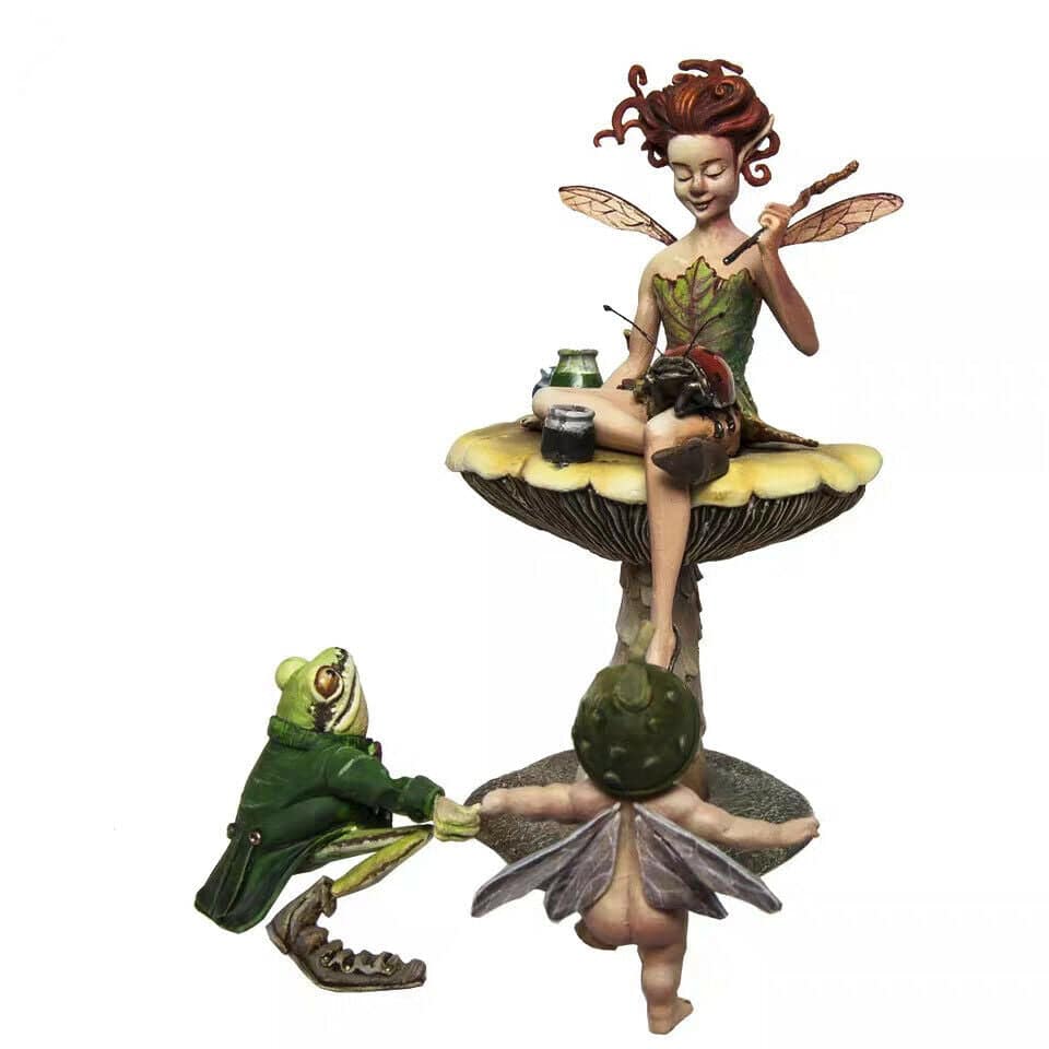 1/24 Resin Model Kit Fairy and Friends Fairy Tales Miniature Unpainted ...