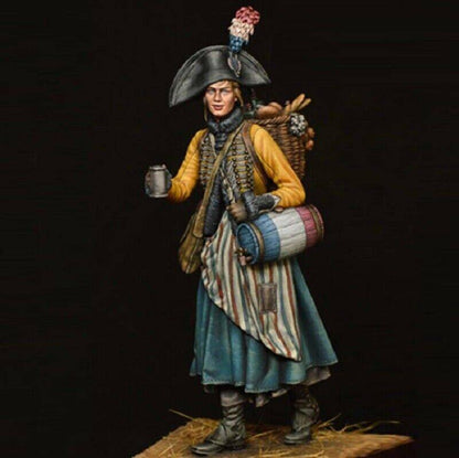 1/24 Resin Model Kit French Girl Napoleonic Wars Unpainted XXX - Model-Fan-Store