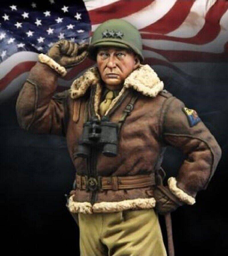 1/24 Resin Model Kit General of the American Headquarters WW2 Unpainted - Model-Fan-Store