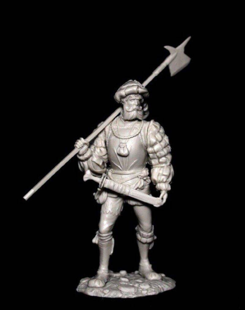 1/24 Resin Model Kit German Medieval Infantryman Pikener Unpainted - Model-Fan-Store