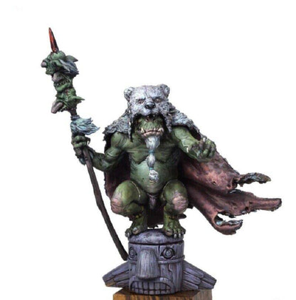 1/24 Resin Model Kit Goblins Orc Warrior and Shaman Warcraft Fairy Tales Unpainted - Model-Fan-Store