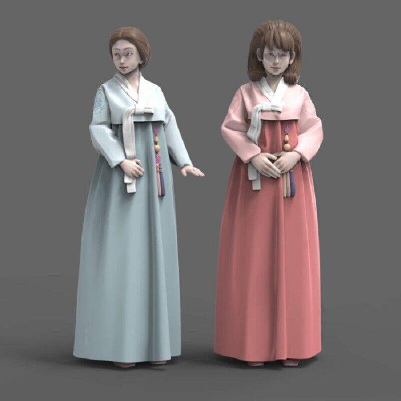 1/24 Resin Model Kit Japanese Girl Woman Unpainted - Model-Fan-Store